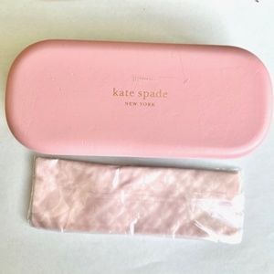 Kate spade sunglasses or reading glasses Case,  New cloths in pink/green